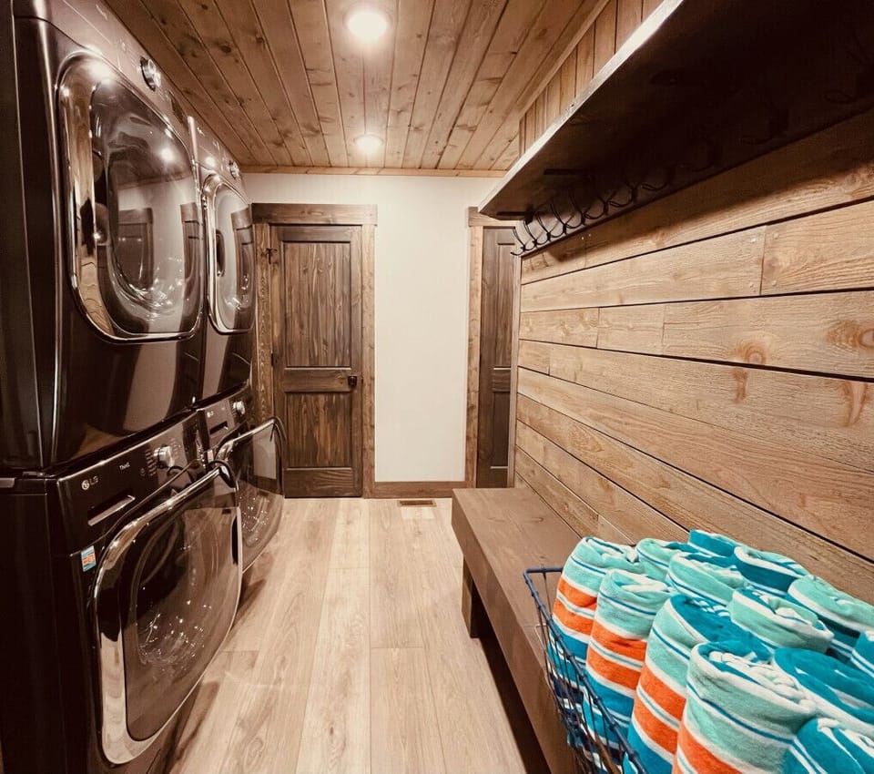 Laundry room / mud room on the main floor 