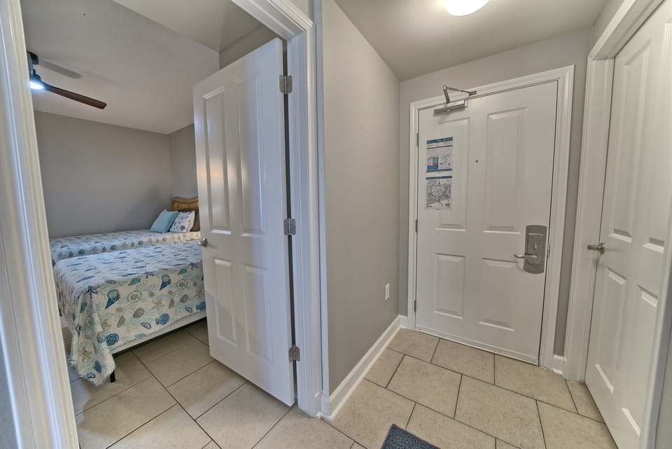 entry and first bedroom