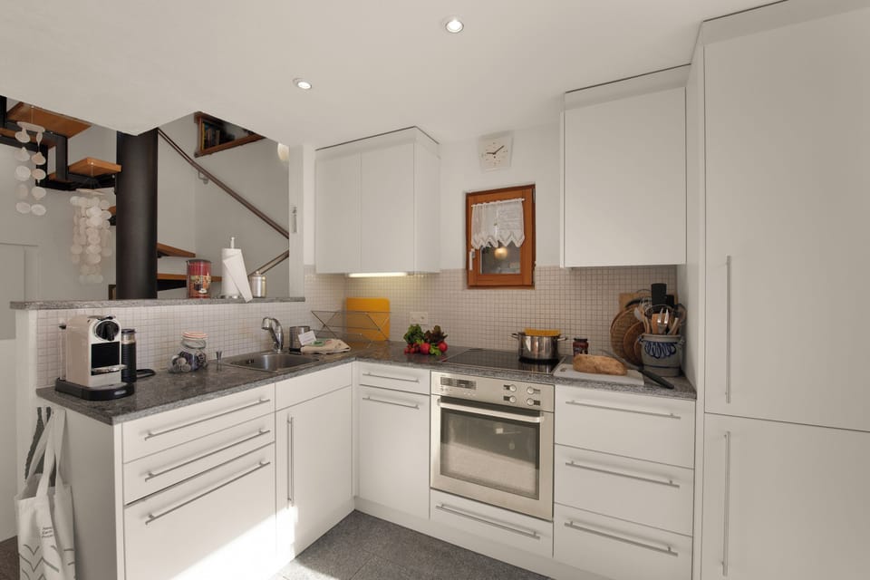 Family Chalet, Multiple Bedrooms (Rustico al forno Sonogno) | Private kitchen | Fridge, oven, stovetop, coffee/tea maker