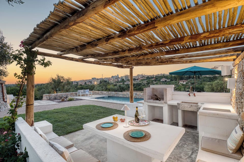 Honeymoon Villa, Pool View, Ground Floor | Terrace/patio