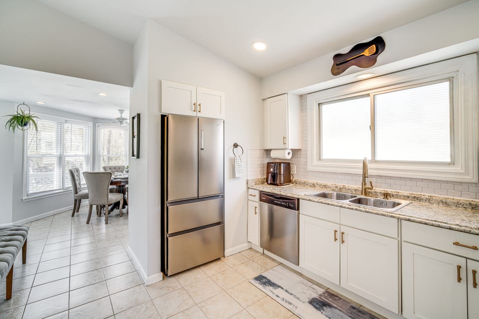 Kitchen | 1st Floor | Dishwasher | Air Fryer | Drip & French Press Coffee Makers
