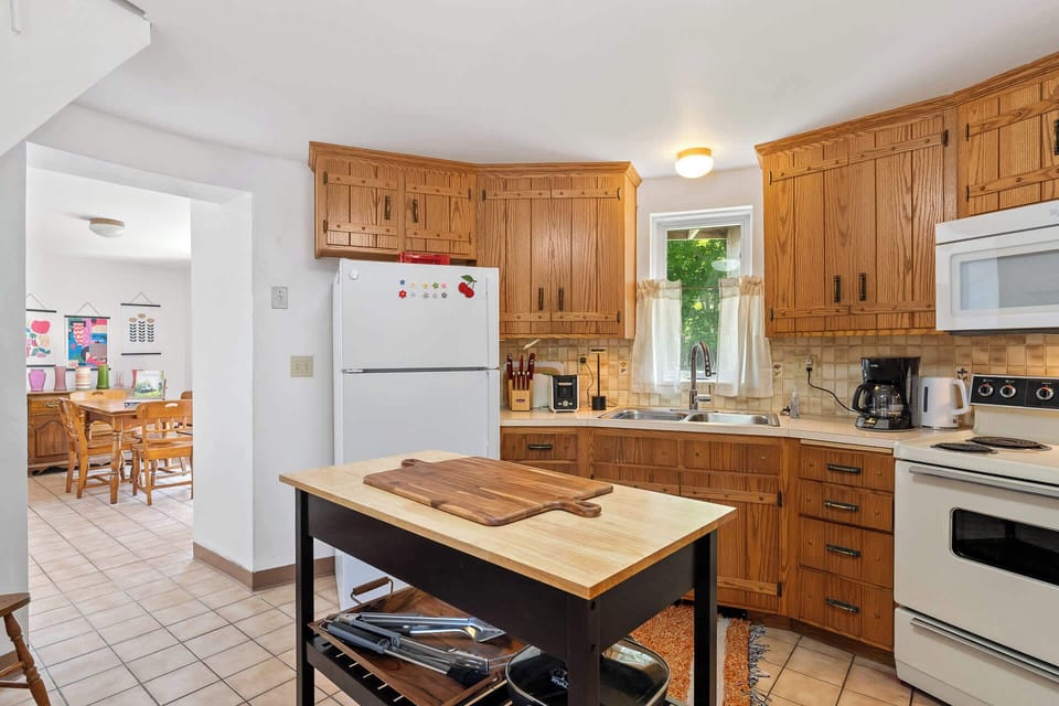 Kitchen In Silo Guest House