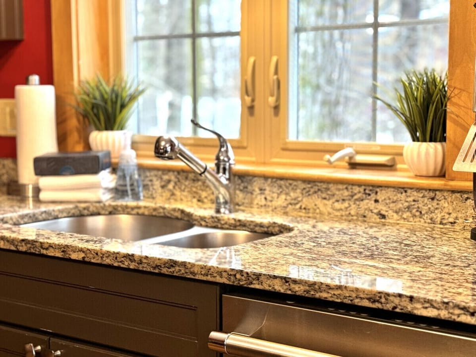 Spotless sink ready for your use.