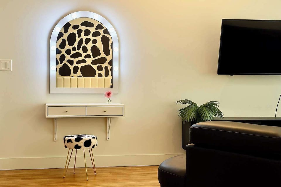 two makeup stations for maximum glam readiness