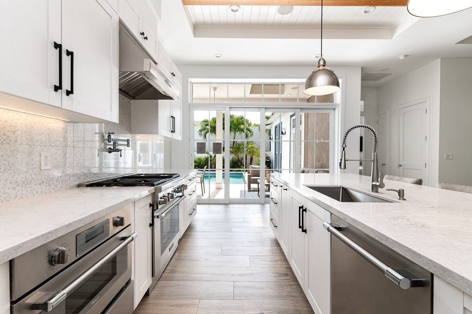 Updated kitchen with
modern appliances