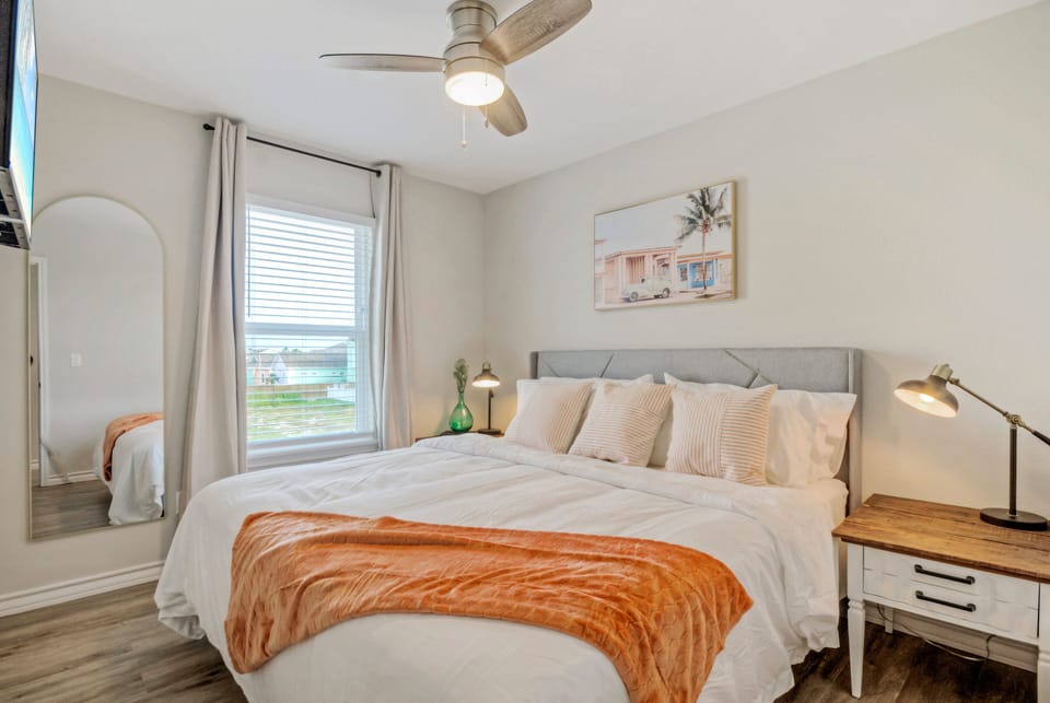Bedroom 4 features a king bed.