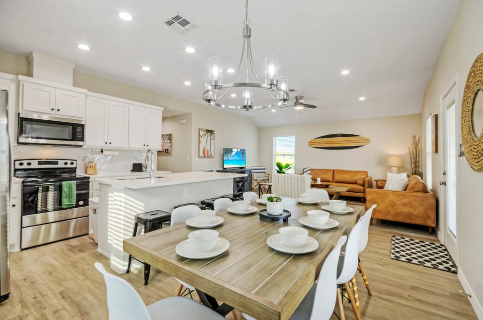 Spacious open-concept.