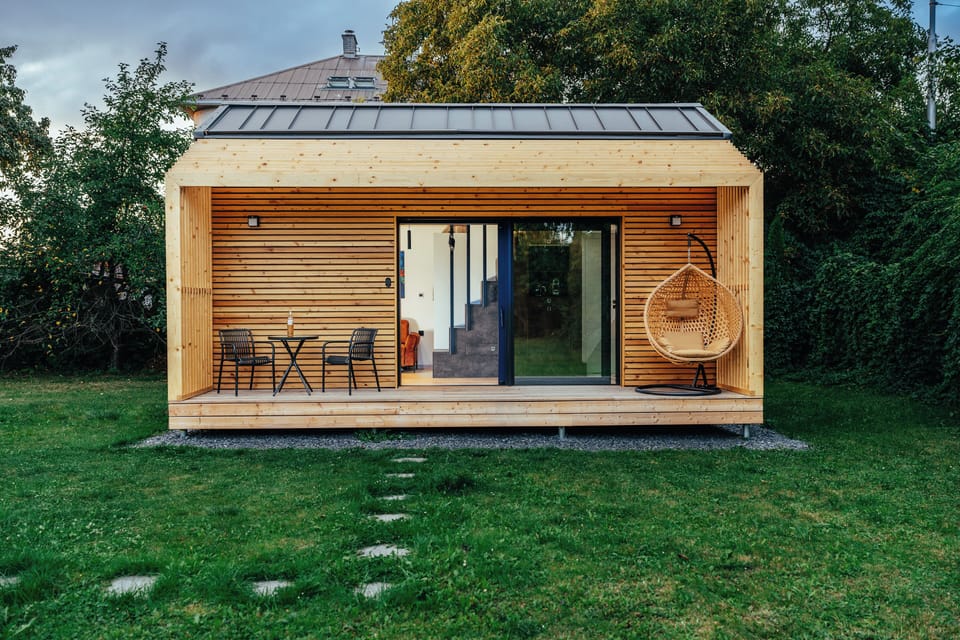 Design Mobile Home, Patio, Garden View | Terrace/patio