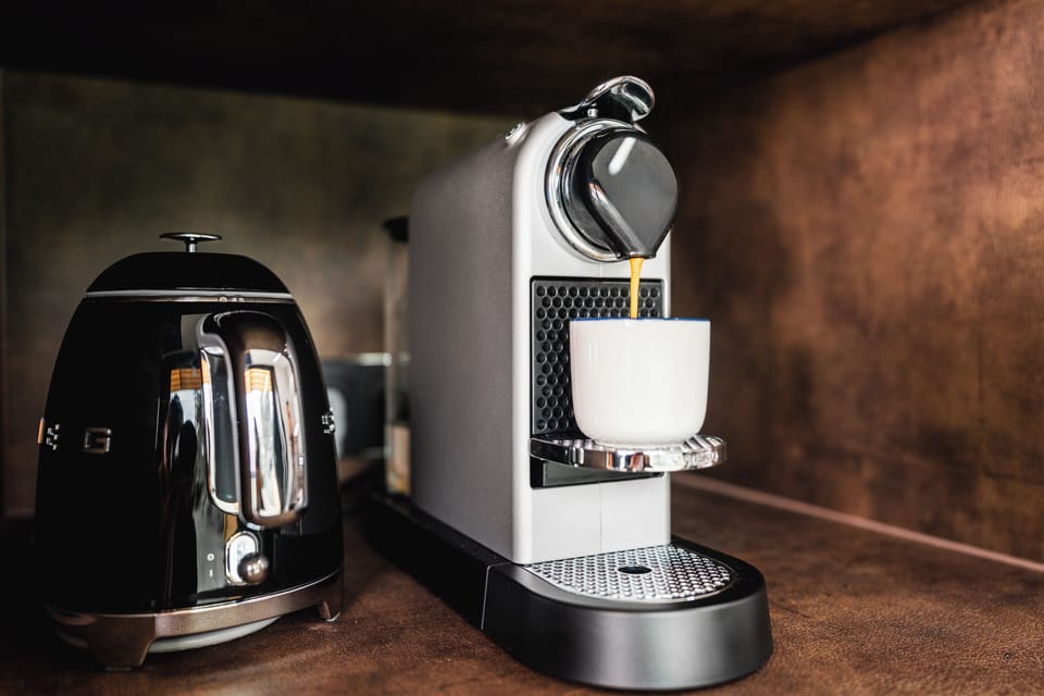 Design Mobile Home, Patio, Garden View | Coffee and/or coffee maker