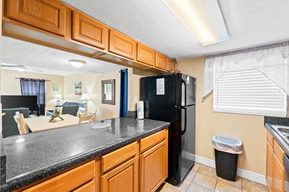 Fully stocked kitchen