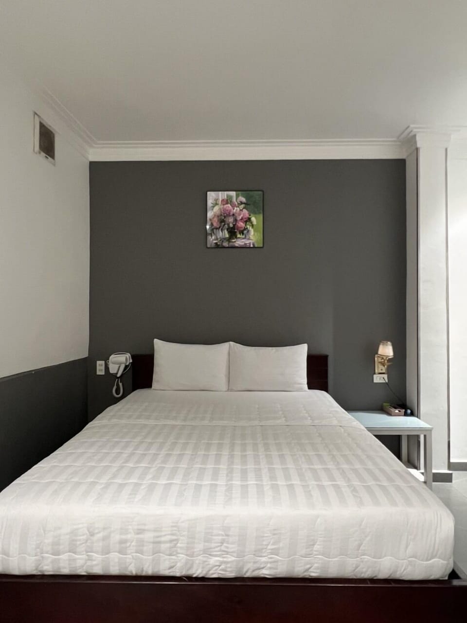 Free minibar items, desk, free WiFi, bed sheets