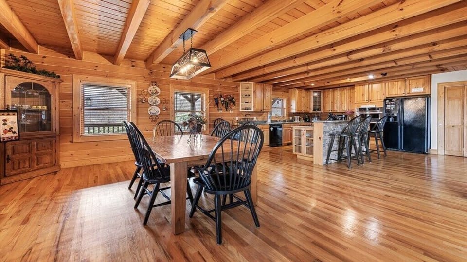 View into Dining and Kitchen