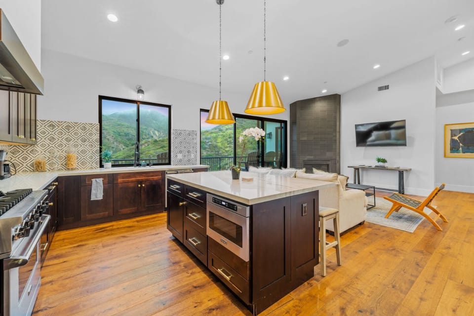 Modern open-concept living and kitchen space designed for easy flow and effortless entertaining.