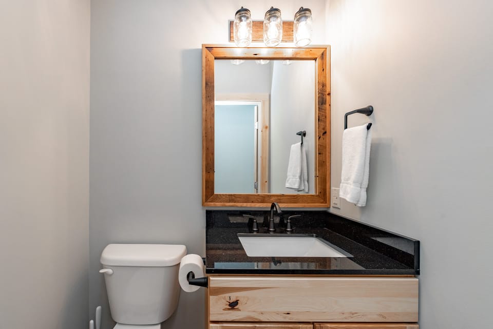 Powder Room on Main Level