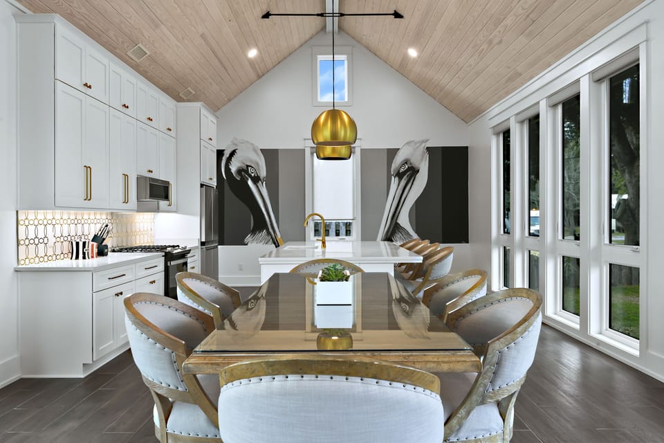 Suite a Kitchen and Living Area