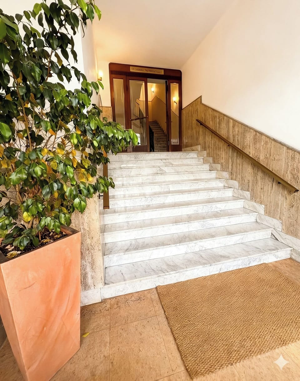 Interior entrance
