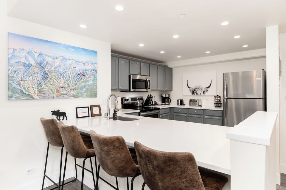 Renovated open kitchen 