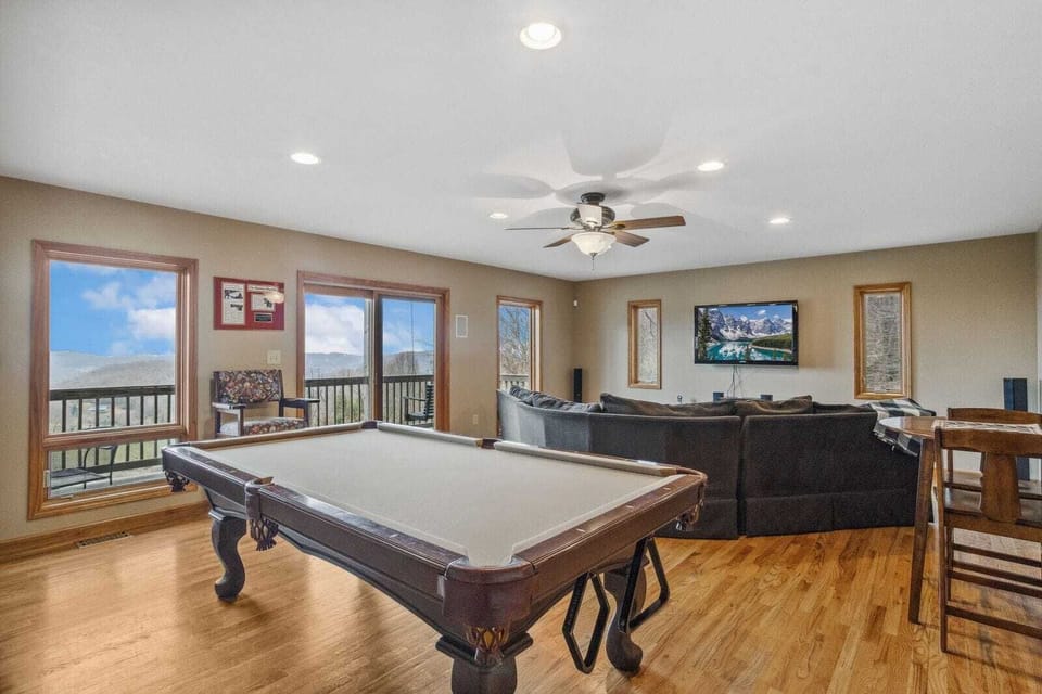 Lower Level Game Room with Pool Table