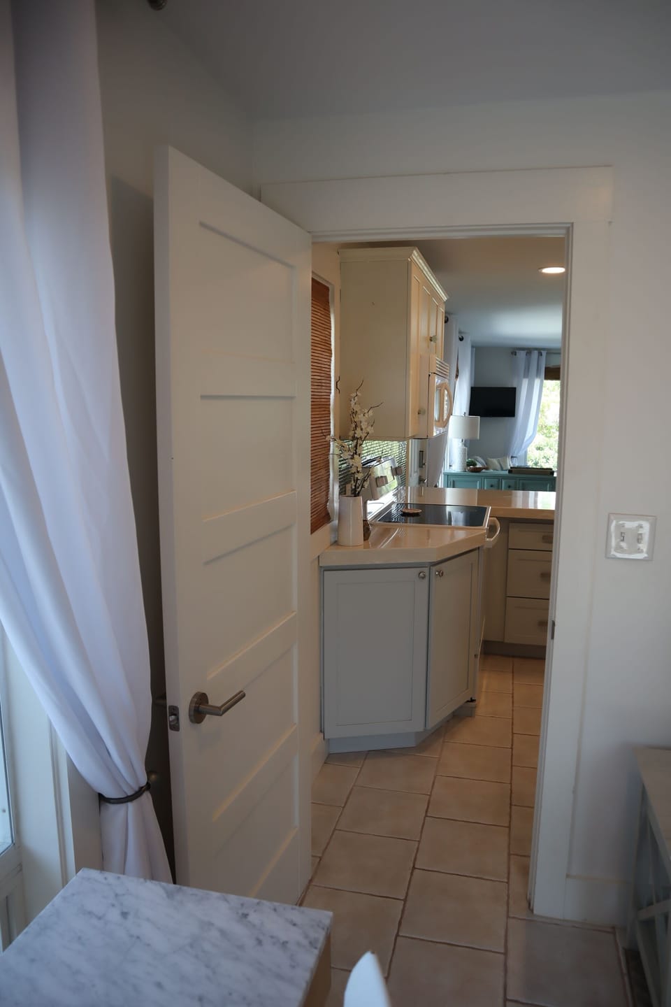 View of the Kitchen from the Guest Bedroom