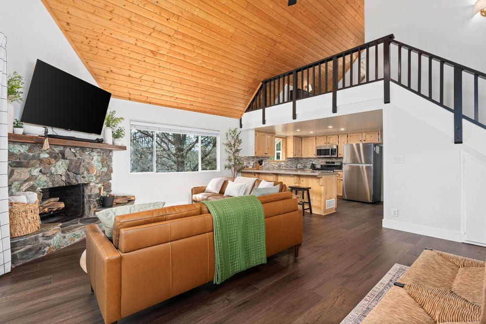 Kitchen is open to the Living and Dining Great Room, creating an inviting communal space to spend time together