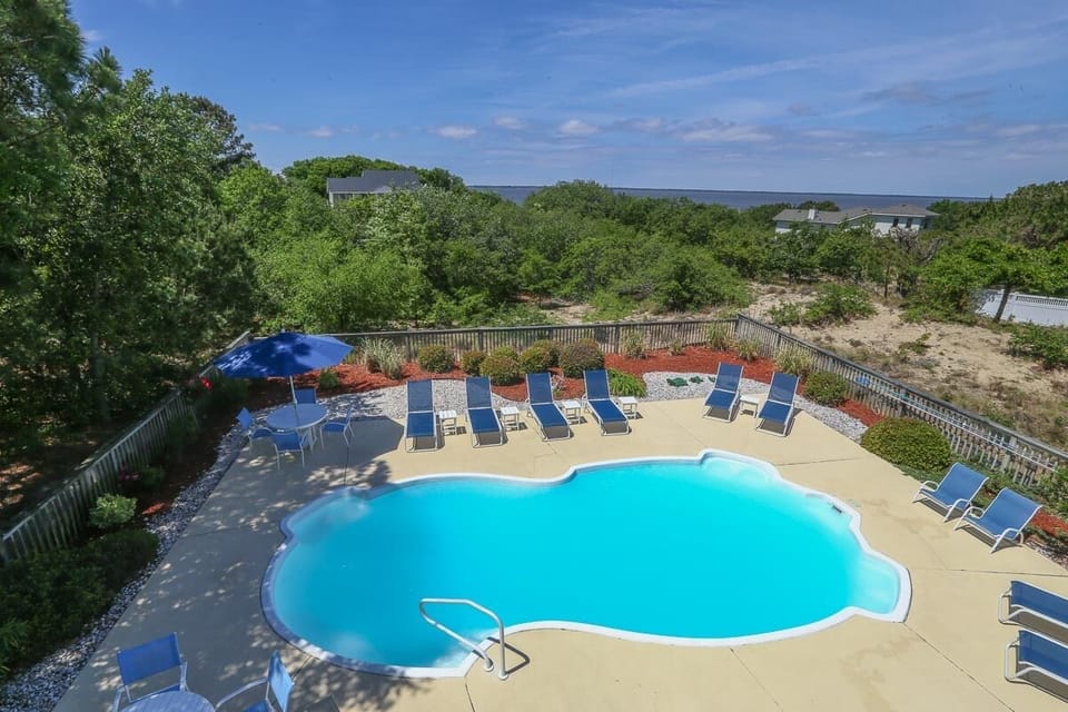 Deck View of Pool Area 2021