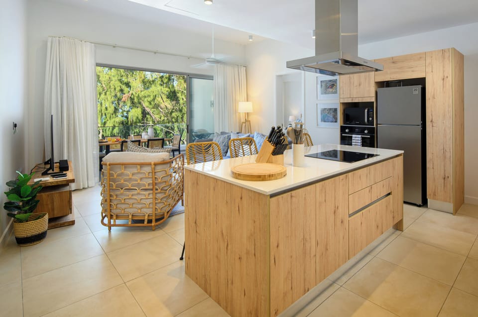 Basic Apartment | Private kitchen | Full-size fridge, microwave, oven, dishwasher
