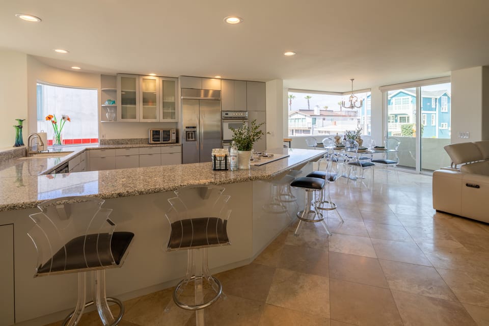 Open kitchen on the Second floor 