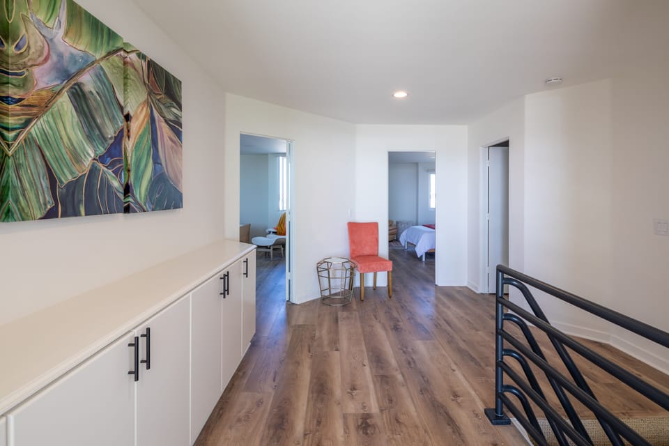 Top Floor Hallway leading to Bedrooms 2 & 3 and bathroom 3