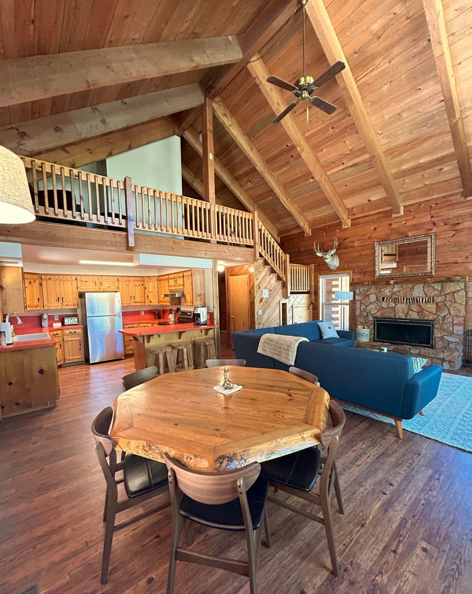 dining/kitchen/living room