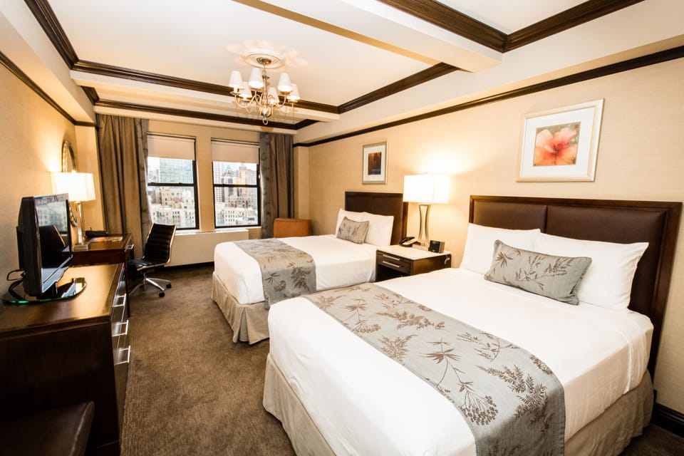 In-room safe, desk, iron/ironing board, free cribs/infant beds