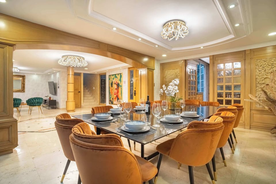 Gather comfortably around a table, perfect for groups.