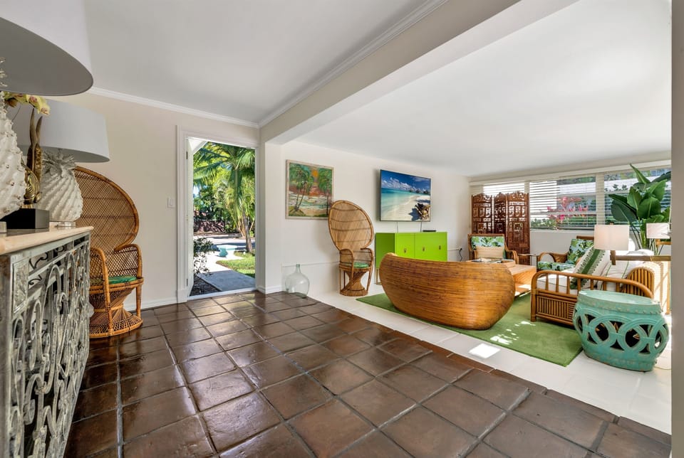 Spacious living areas provide unfettered comforts, room, and privacy for a group or family up to 8.