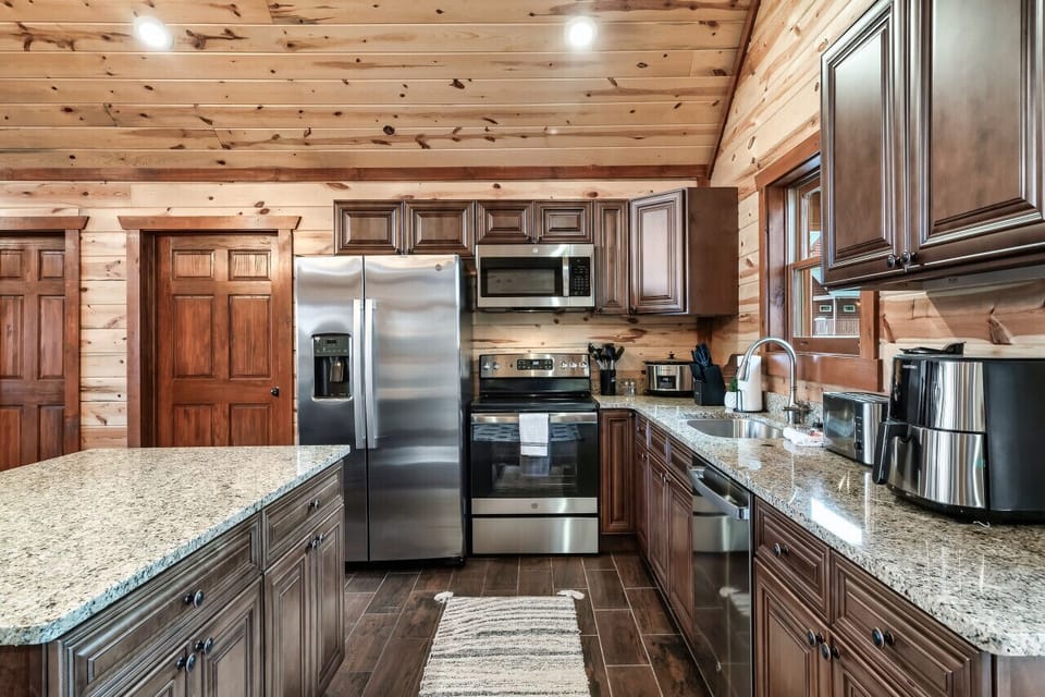 Kitchen with all the cooking essentials