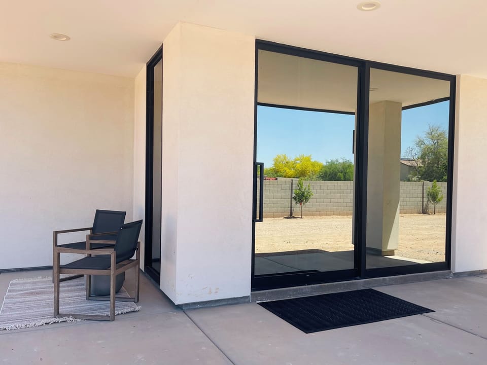 Private Patio Entrance