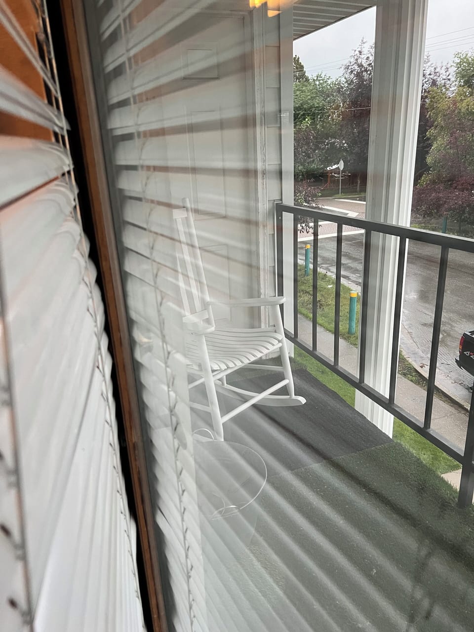 Balcony off Master Bedroom.