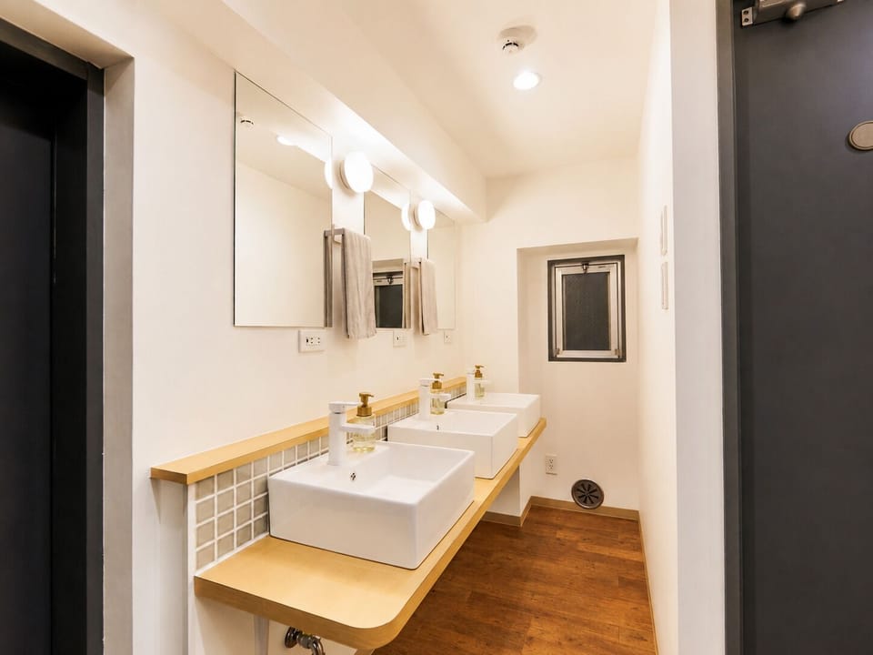 Shower, free toiletries, hair dryer, slippers
