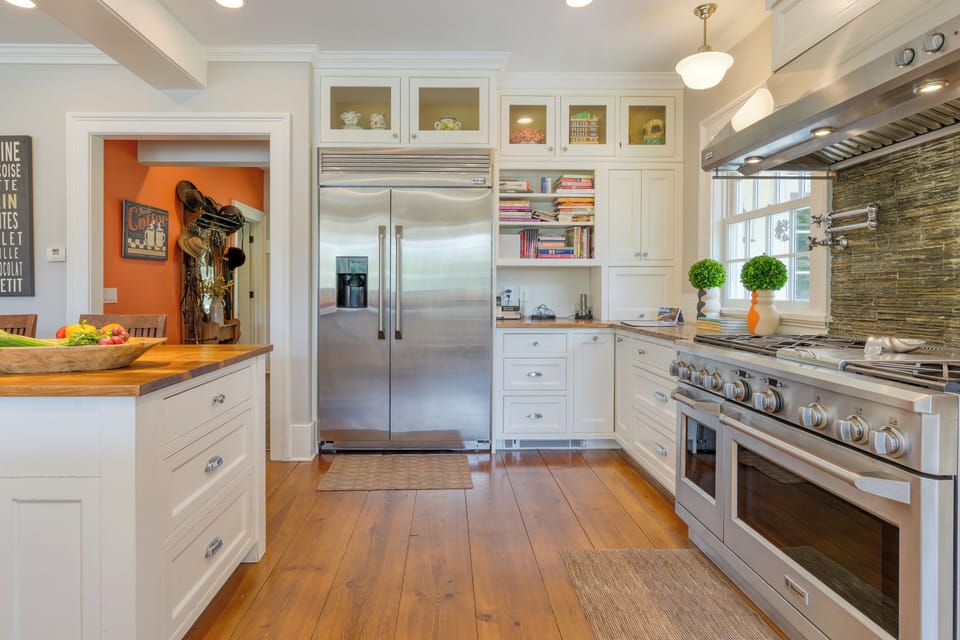 New and updated kitchen appliances.