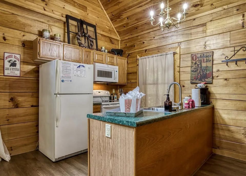Kitchen Haven: Enjoy culinary adventures in a rustic space with modern amenities and charm!