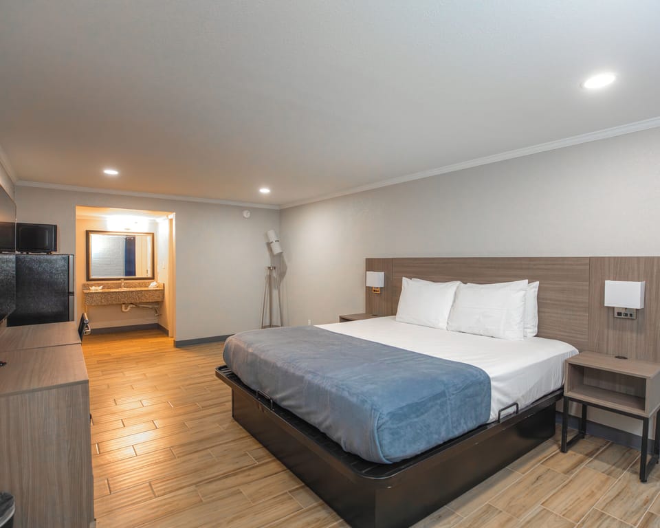 Deluxe Room, 1 King Bed, Non Smoking, Refrigerator & Microwave | WiFi (free)