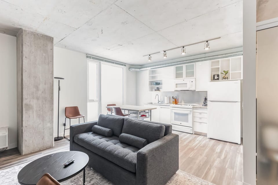 Open-concept living room