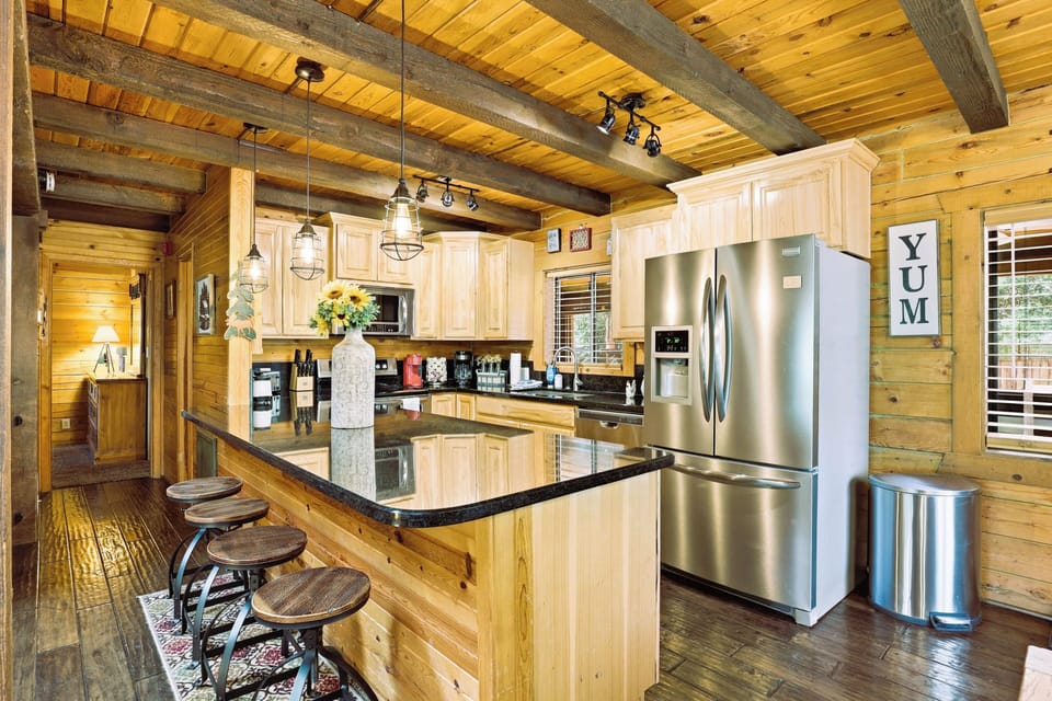 The kitchen.