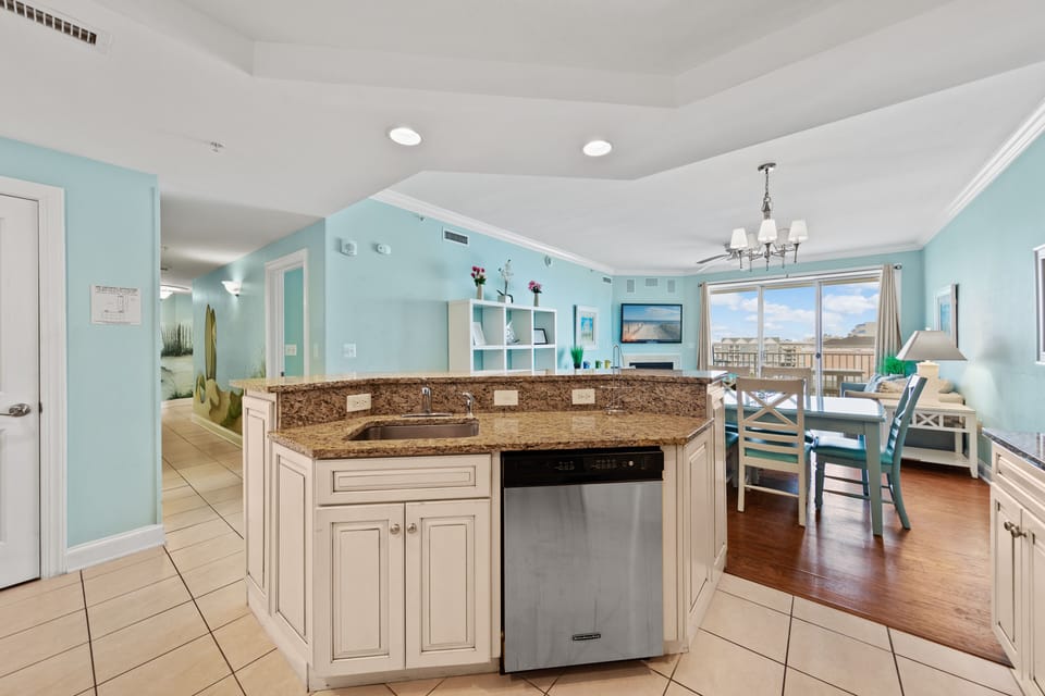 The Open Layout allows you to never miss out on the Family Fun.