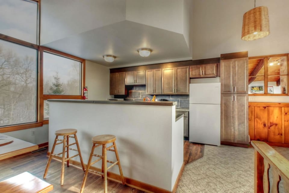 Classic Chalet, Multiple Bedrooms | Private kitchen | Full-size fridge, microwave, oven, stovetop