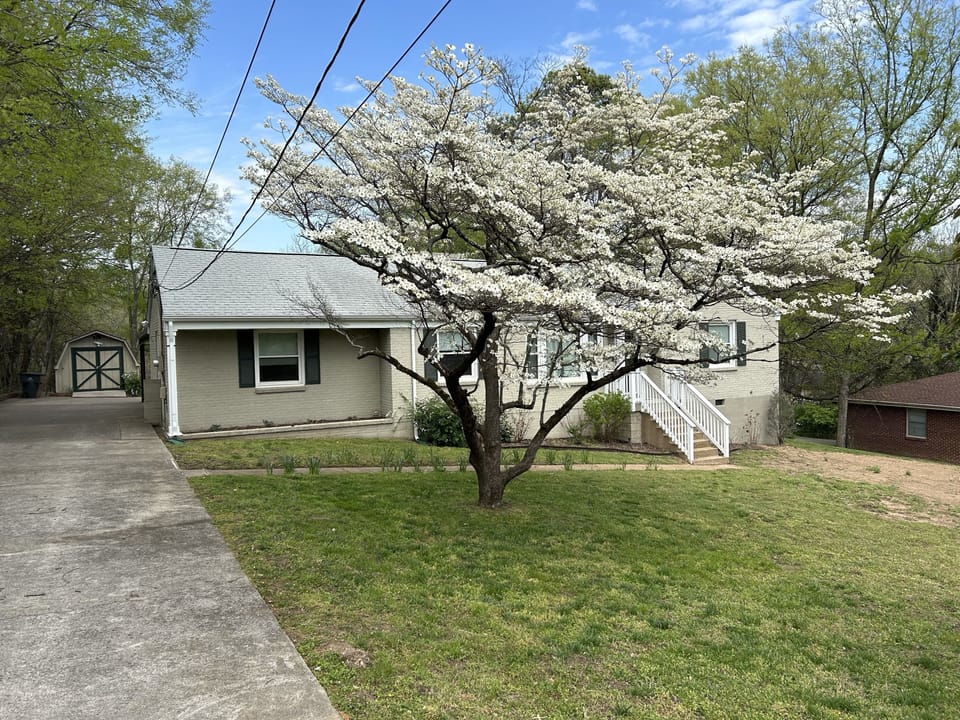 Front view of house