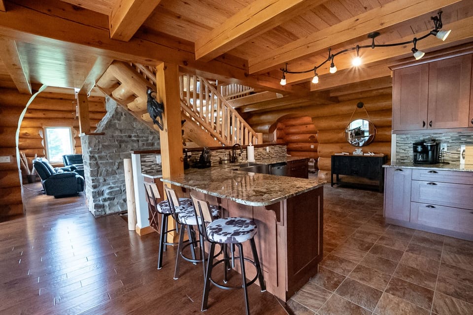 Kitchen with breakfast seating area 