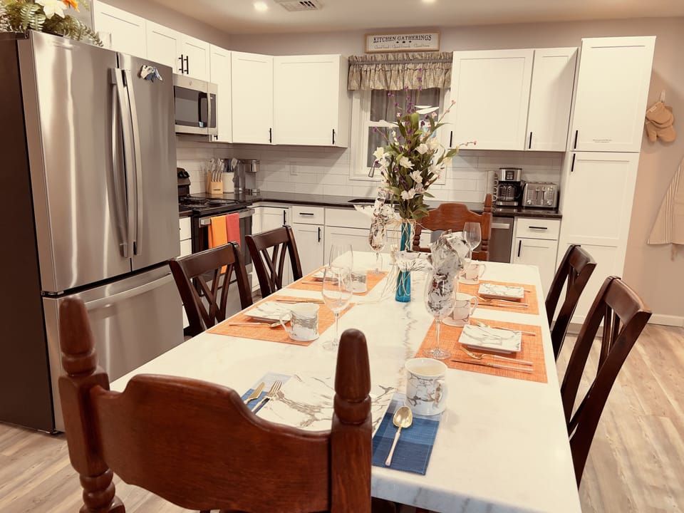 Kitchen and dining