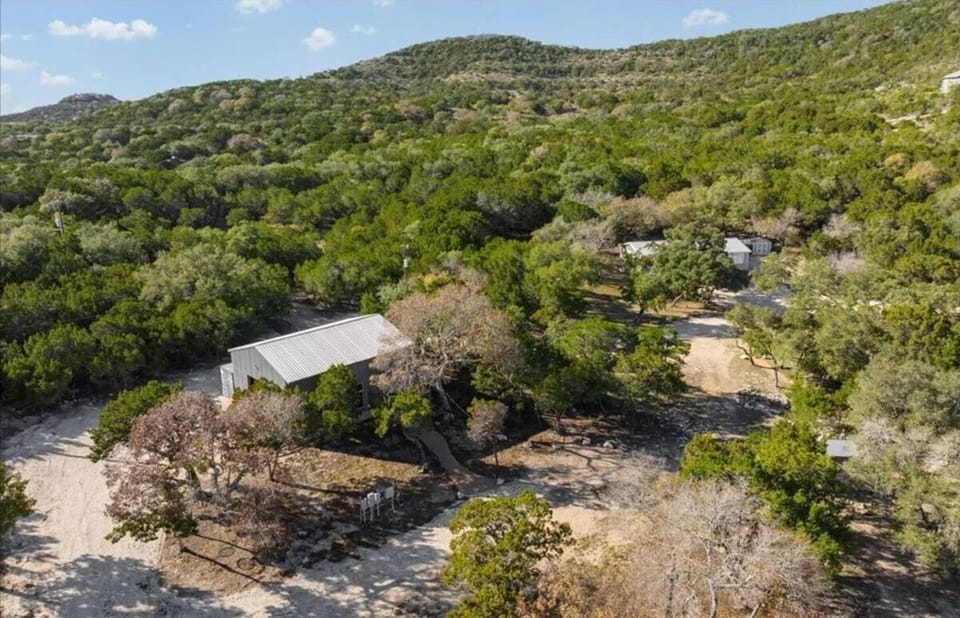 Aerial view of property