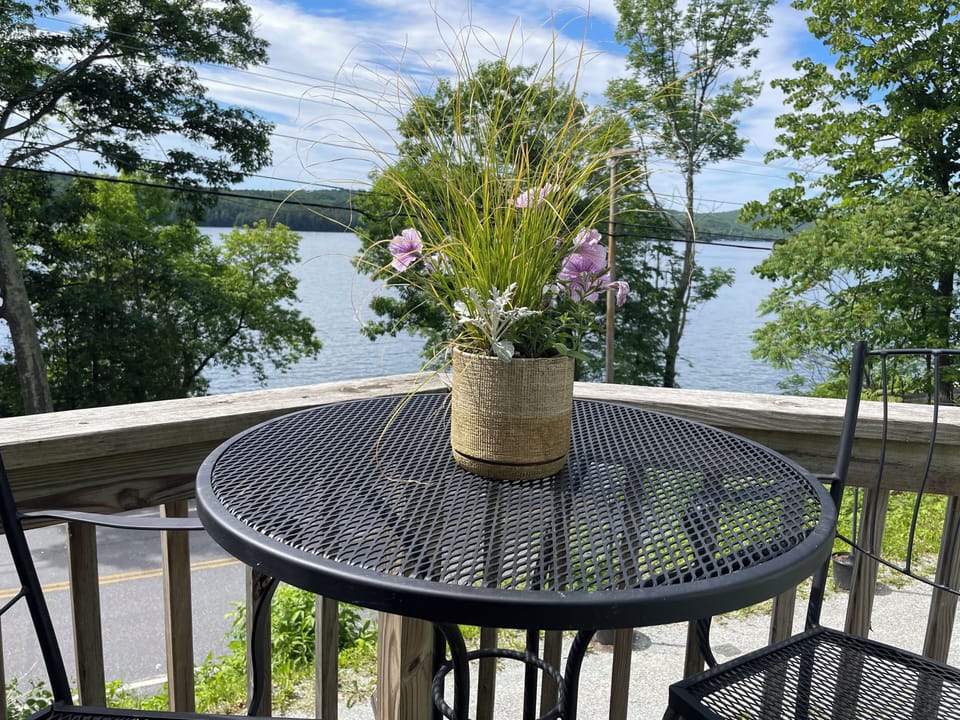 Front deck view