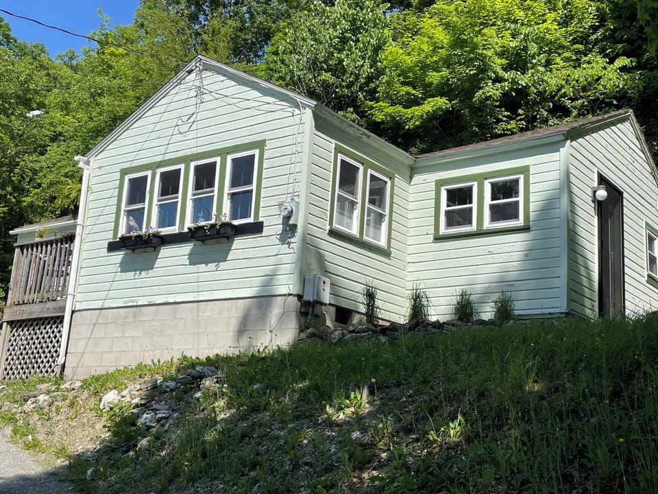 View of house from road