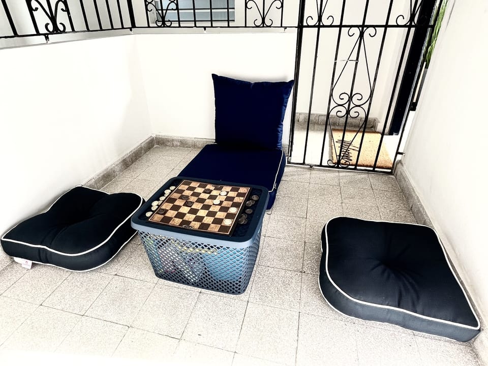Use the toy box as a table to play board games.